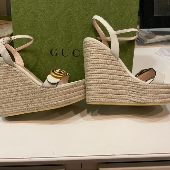 Gucci Leather Platform Espradrille 6 - Picture 7 of 16